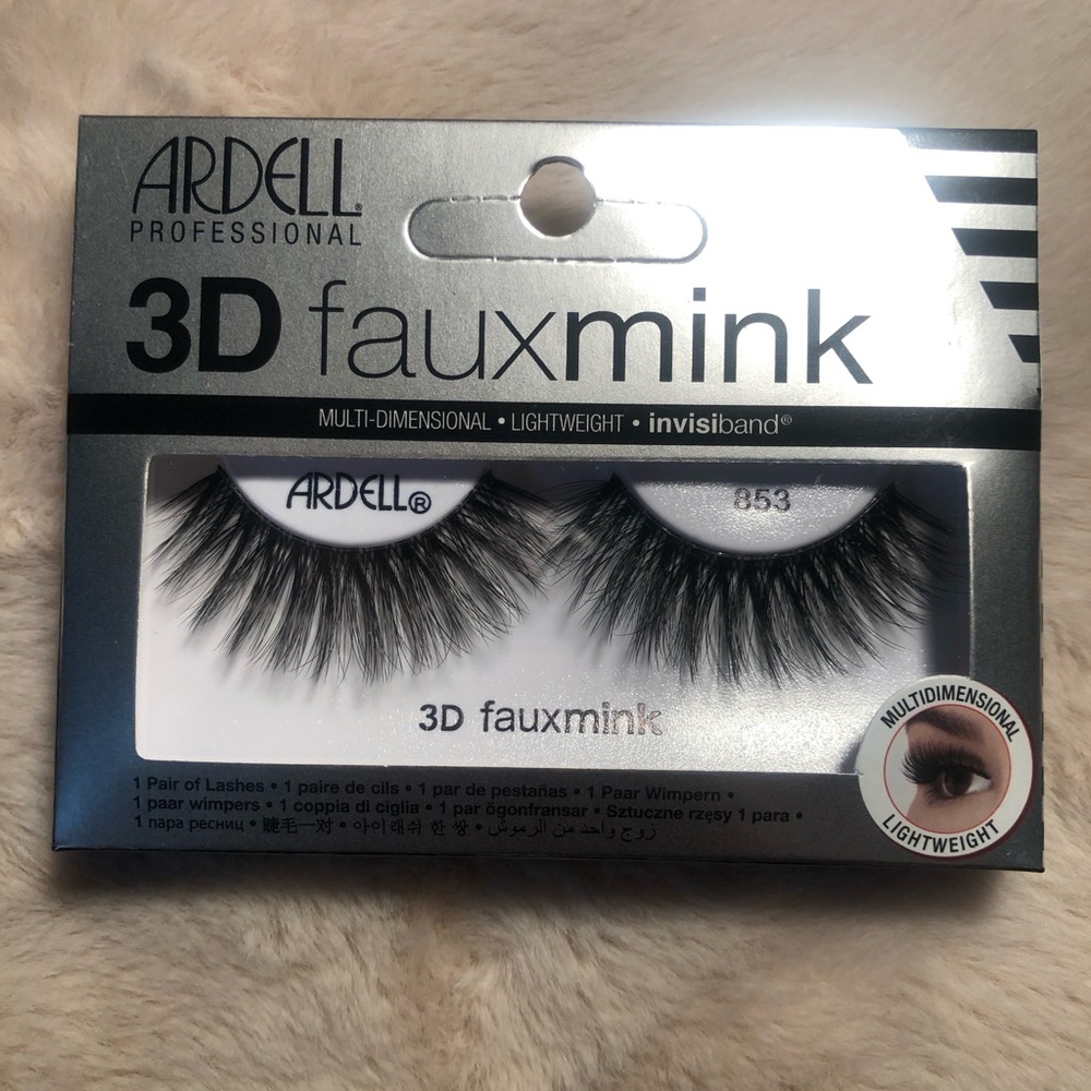 ARDELL PROFESSIONAL 3D Faux Mink Style 853 Black Strip Lashes